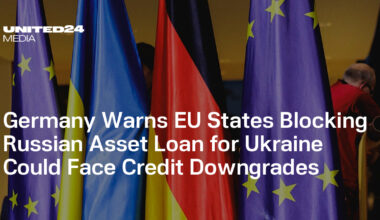 Germany Warns EU States Blocking Russian Asset Loan for Ukraine Could Face Credit Downgrades — UNITED24 Media
