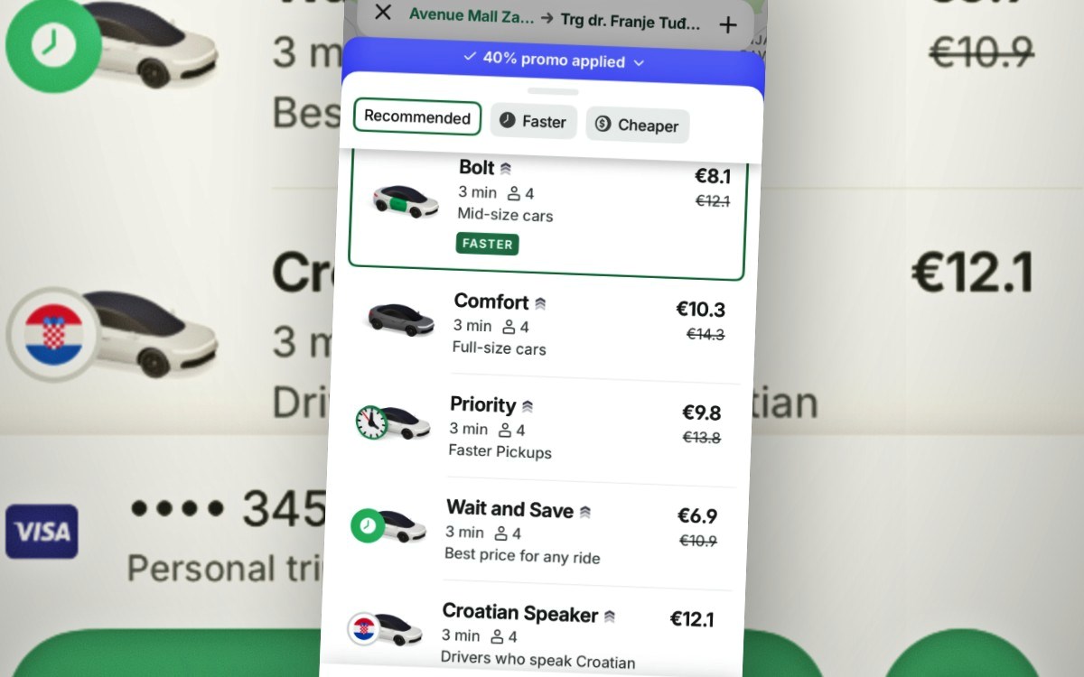 pay more croatian speaking taxi driver