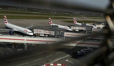 Stor insats på Heathrow – personer pepparsprejade