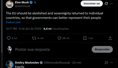 Musk quer o fim da União Europeia