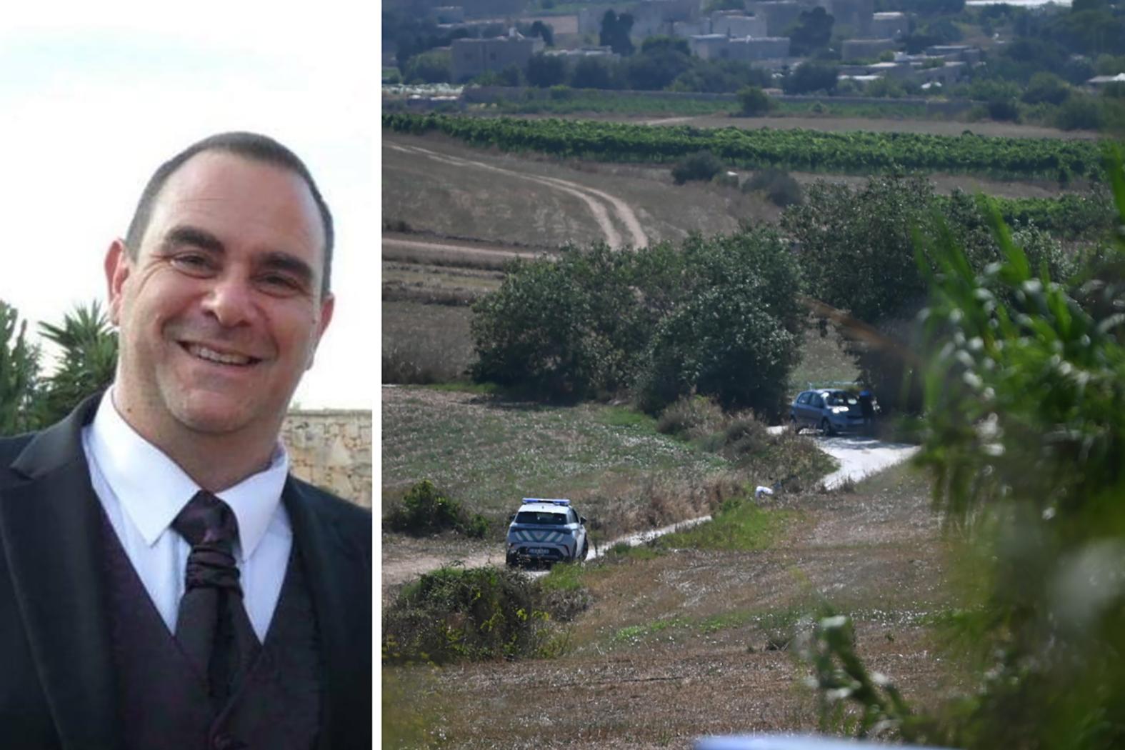 Jean Paul Busuttil (inset) was shot dead in Bidnija following a traffic incident. Photo: Facebook/Jonathan Borg