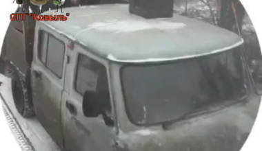 Transportation of Russian cavalry to the front in Bukhanka