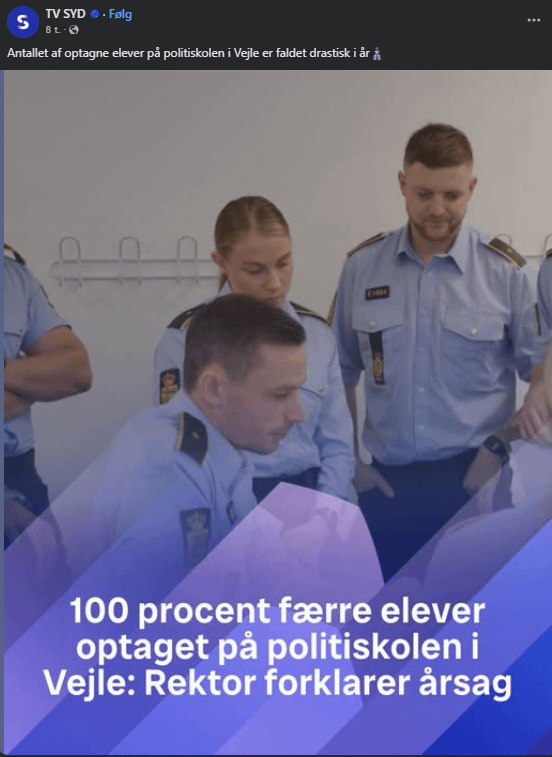TV Syd har svært ved procentregning - Fra 192 til 96 elever er "100% færre elever"