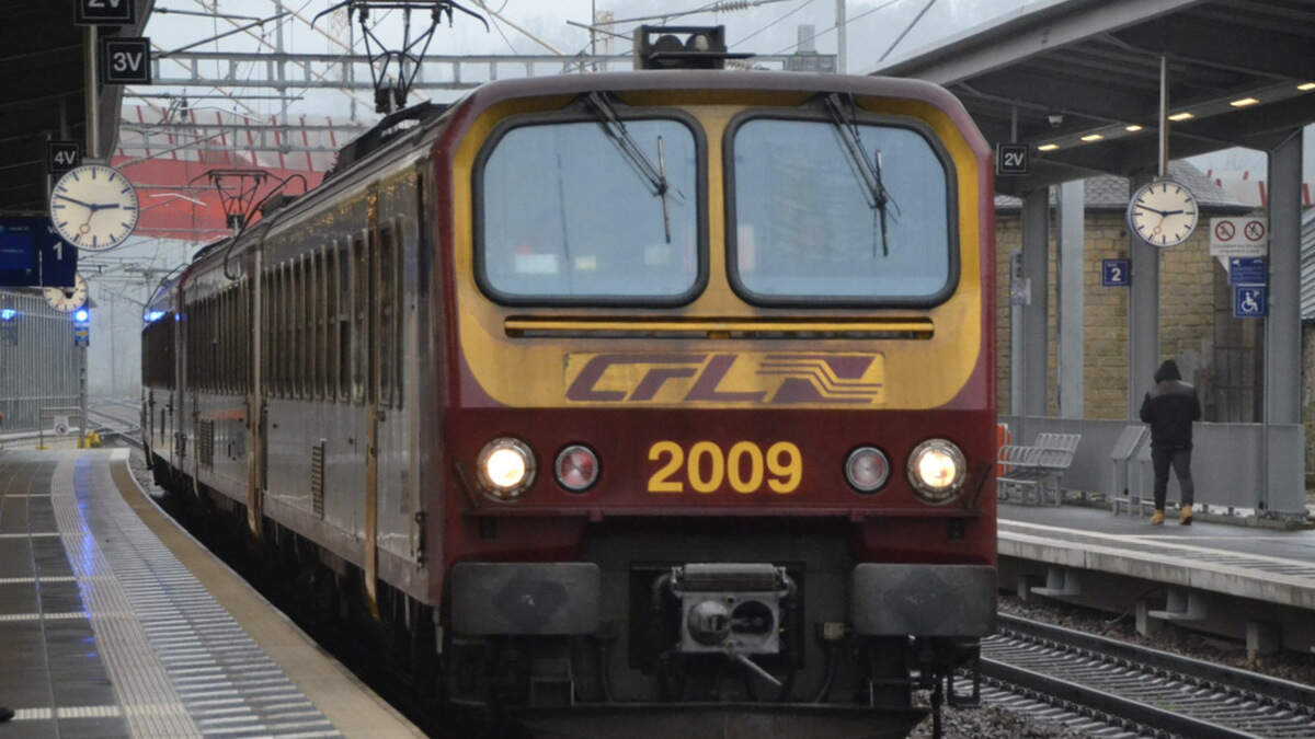 This image has been a thing of the past since the end of November: the Z2 train entering Mersch station.