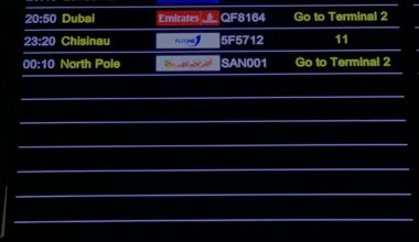 Apparently Santa operates out of Terminal 2