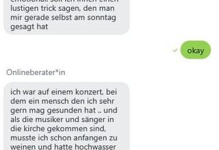 Unfassbar schreckliche Erfahrung mit der Telefonseelsorge. (TW Self Harm)