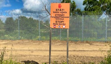 Belarus: Latvia completes fence on border with Russia