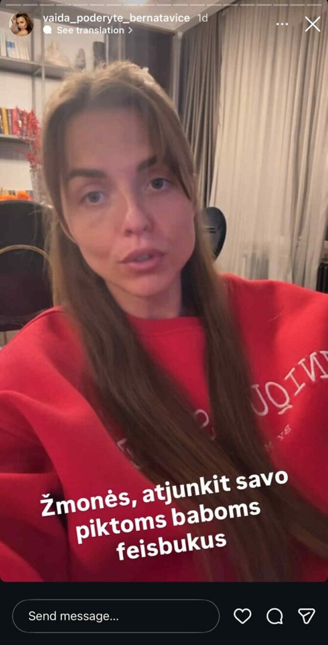 Stop kadras/Vaida Poderytė-Bernatavičė 