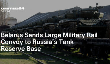 Belarus Sends Large Military Rail Convoy to Russia’s Tank Reserve Base — UNITED24 Media