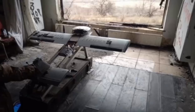 Russian kamikaze drone "Molniya" failed to launch