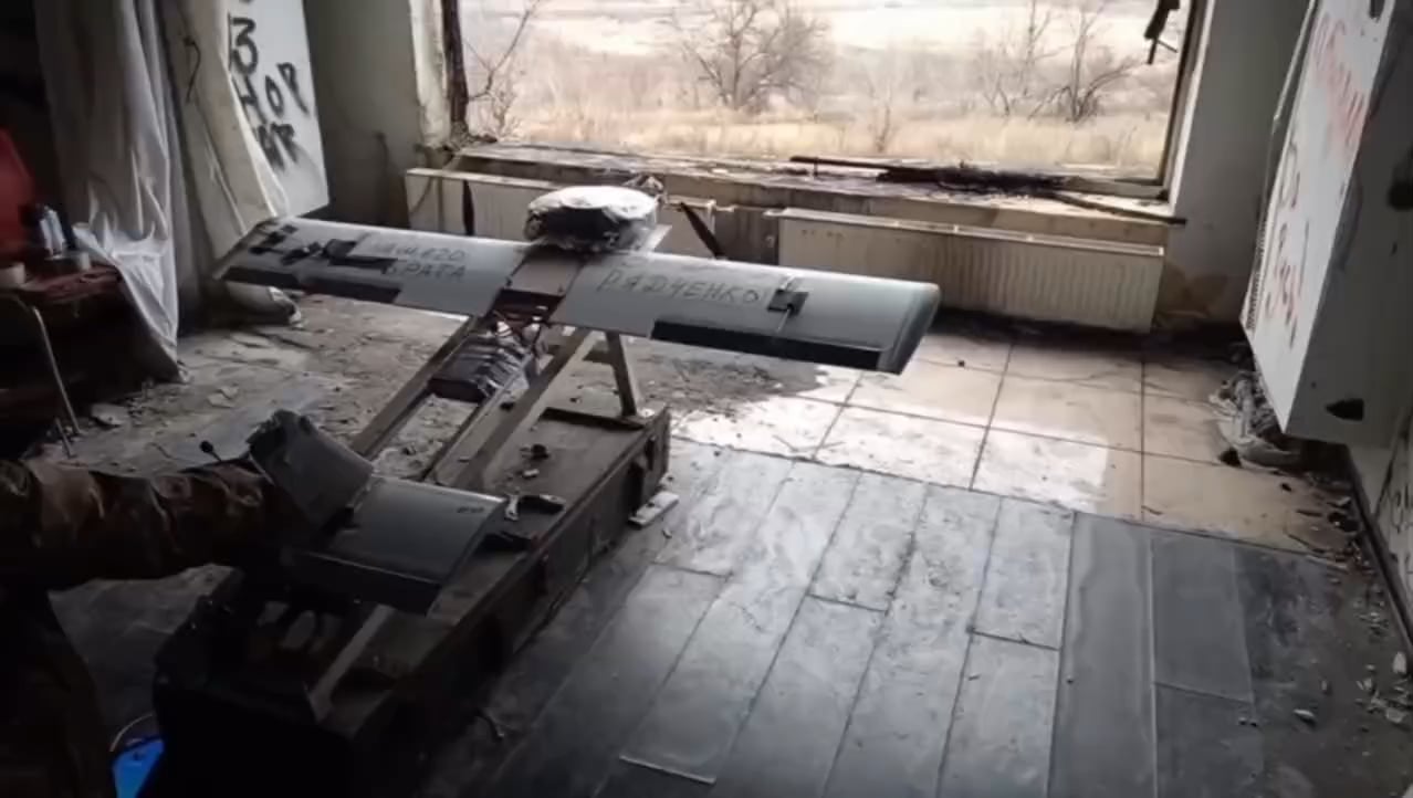 Russian kamikaze drone "Molniya" failed to launch