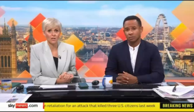 Sky News UK Correspondent Katie Spencer had a little whoopsie on live TV.