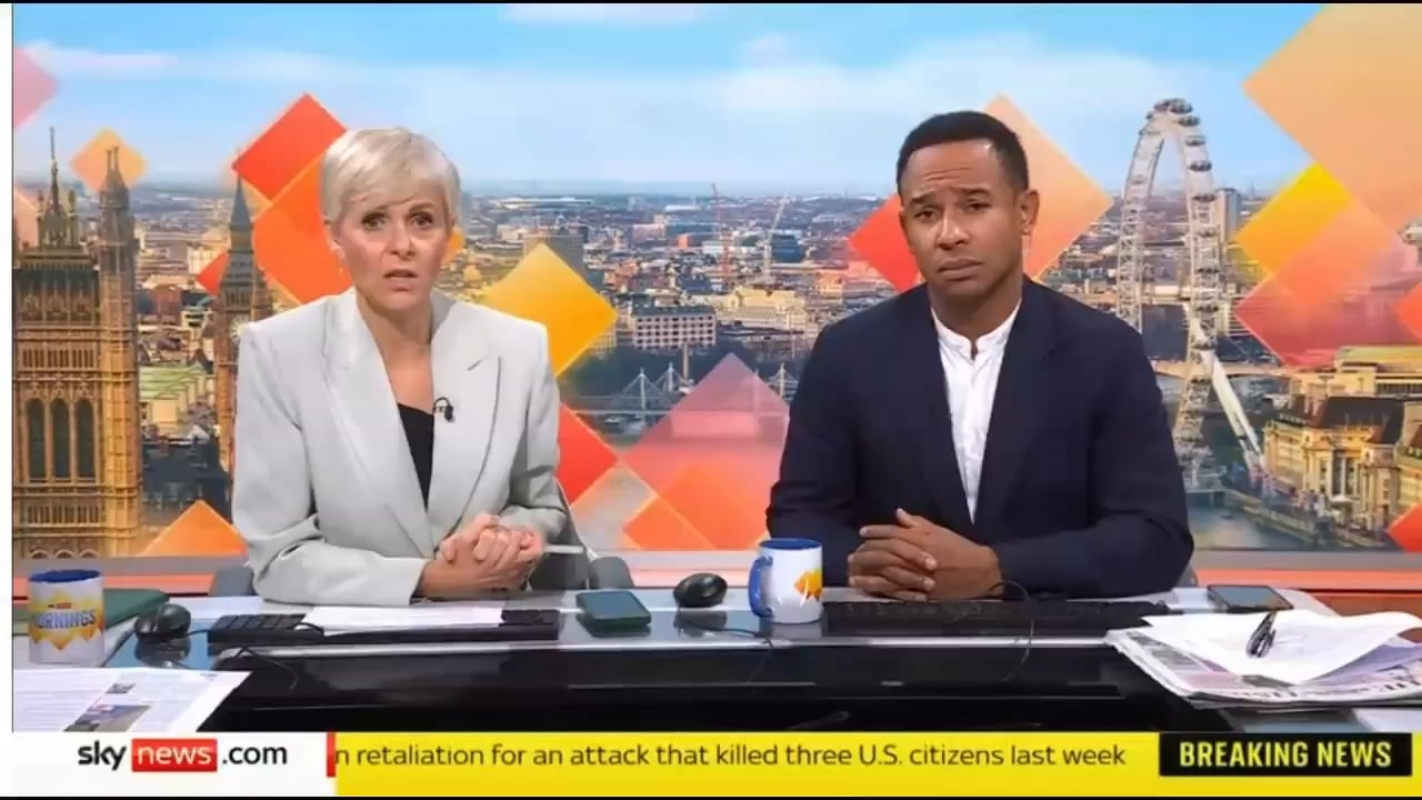 Sky News UK Correspondent Katie Spencer had a little whoopsie on live TV.