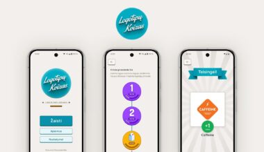 Lietuviškas žaidimas mobiliems apie lietuviškus logotipus