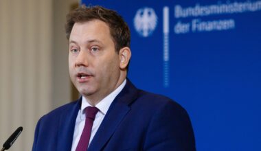 German Finance Minister Lars Klingbeil speaks during a press conference on the 169th tax estimate at the Finance Ministry in Berlin, Germany, 23 October 2025. Photo: VCG