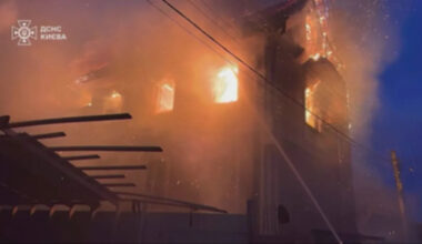 Kyiv hit by missile and drone strike ahead of peace talks between Ukraine and US