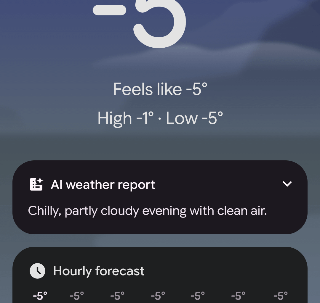 Not saying it's cold up in the Highlands, but it's bloody cold up in the Highlands