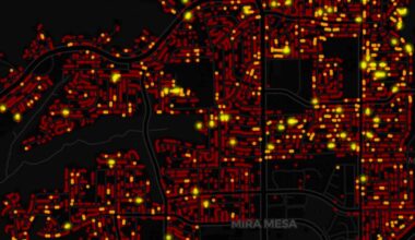 Map of all festive lights in my area