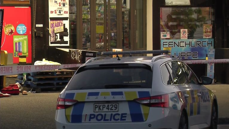 Emergency services at the scene of a reported assault in Auckland's Glen Innes. 