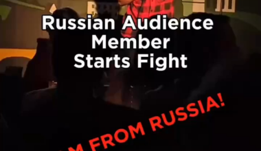 Ruska v Metro Comedy Club vyhrožuje komikovi smrtí, kvůli vtipům o Rusech. Po zkušenostech s Rusy v Praze mě to vůbec nepřekvapuje. Máte info kdo to je? Chtělo by to deportaci.