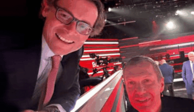 Roger Köppel, hier zu sehen mit Kreml Propagandist Solowjow (der täglich mit nukelaren Krieg gegen Europa droht), heute als unabhängiger Experte zu Gast bei "Das Gespräch" mit Susanne Schnabel, 22:15 auf ORF 2