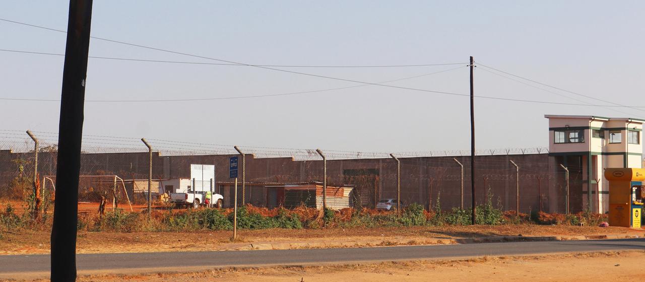 Die Matsapha-Justizvollzugsanstalt in Matsapha, in der Nähe von Mbabane, Eswatini.