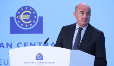 European Central Bank’s Guindos Says Financial-Stability Risks Remain Elevated