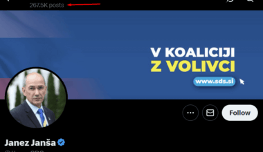 Janez Janša ima na Twitterju 270K tweetov od kar je ustvaril račun leta 2011. To je približno 50-55 tweetov na dan, več kot najhujši X influencerji. Resnično se sprašujem, če je z njim vse vredu?