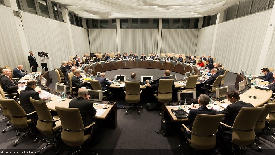 ECB Governing Council decides to cut monthly pace of asset purchases