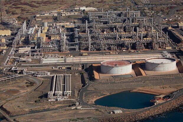 The North West Shelf Karratha gas plant on the Burrup Peninsula is now licensed to operate until 2070.