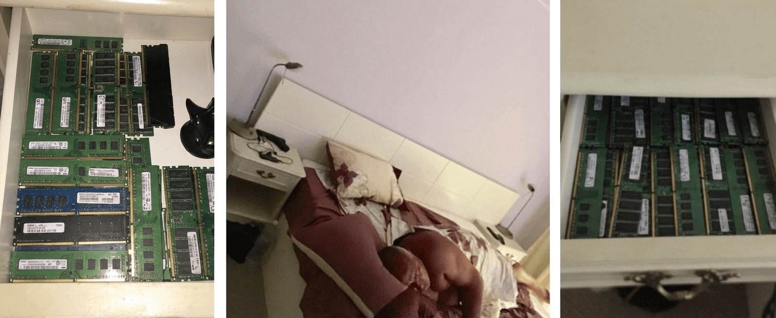 RAM паметите от снимките с чекмеджето на Борисов са потвърдени като истински