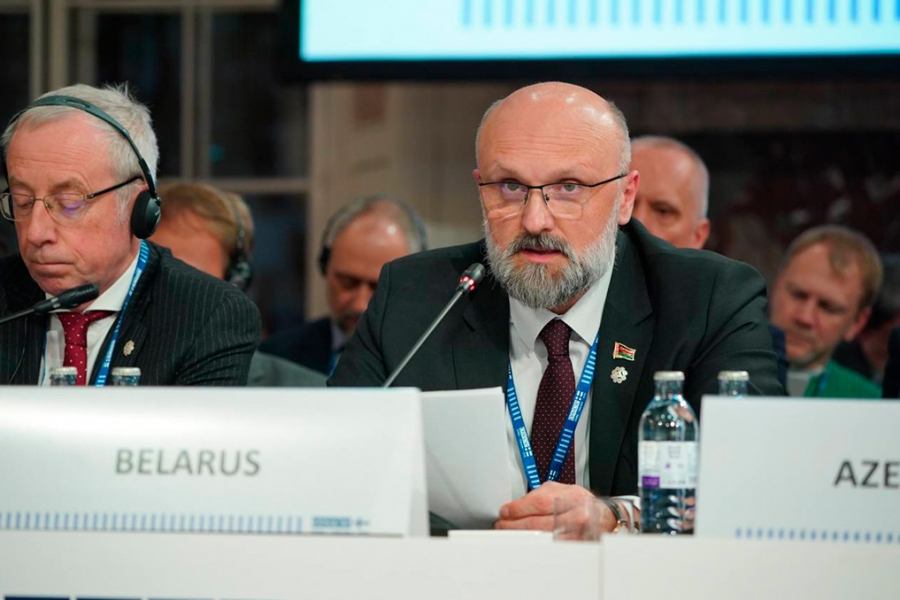 Tikhanovskaya's advisers met with the Belarusian Deputy Foreign Minister at the OSCE summit.