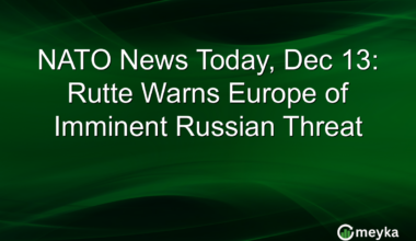 NATO News Today, Dec 13: Rutte Warns Europe of Imminent Russian Threat