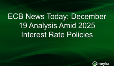 ECB News Today: December 19 Analysis Amid 2025 Interest Rate Policies