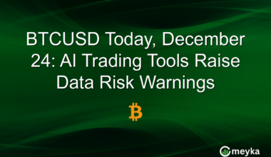 BTCUSD Today, December 24: AI Trading Tools Raise Data Risk Warnings