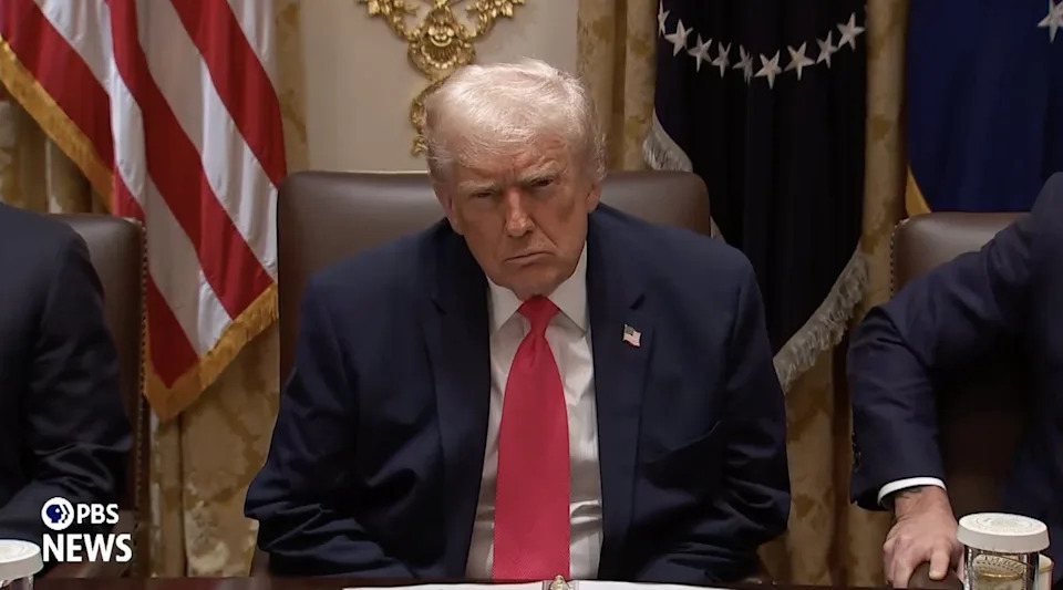 Screenshot of a livestream