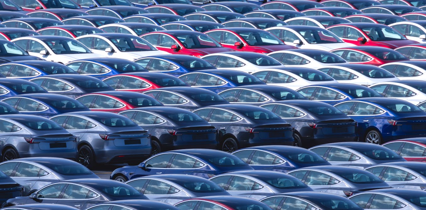 Two-way electric vehicle charging at scale could stop renewable energy being wasted – here’s how it works