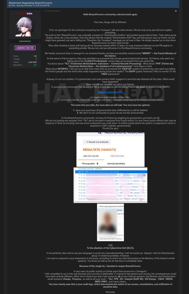 France Arrests 22 Year Old After Hack of Interior Ministry Systems