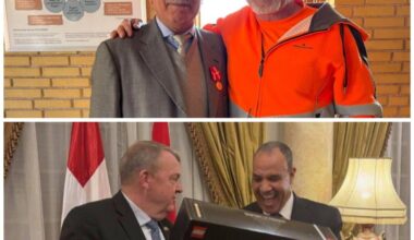 Denmark first awarded a royal medal to a Turk who worked for 41 years, and then the Danish foreign minister gave a Lego Pyramids gift to the Egyptian foreign minister. I love Denmark. Greetings from Türkiye(Turkey). 🇩🇰❤️🤍