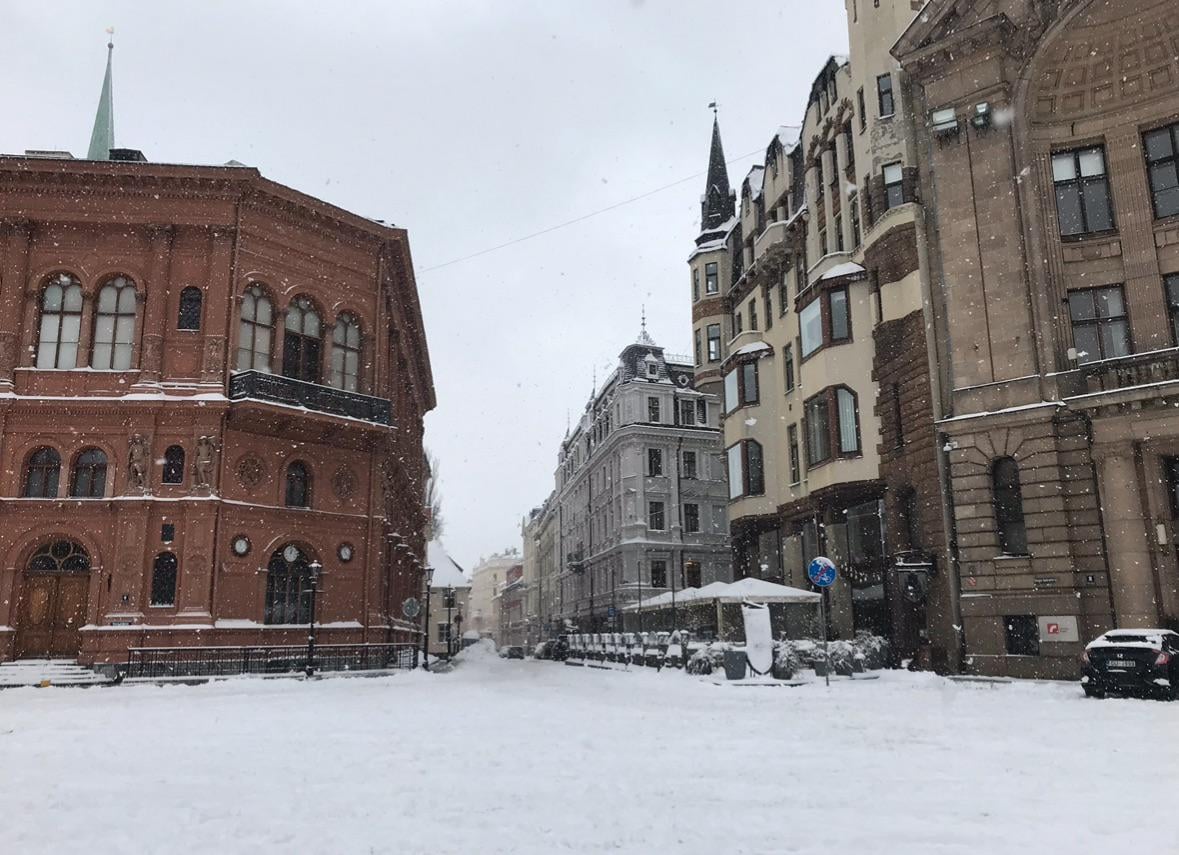 Winter in Latvia is beautiful