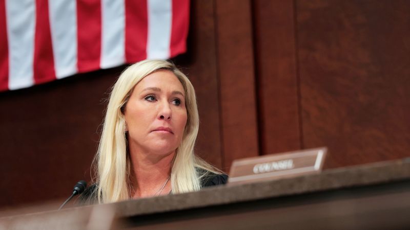 Marjorie Taylor Greene defiant since announcing resignation after falling-out with Trump