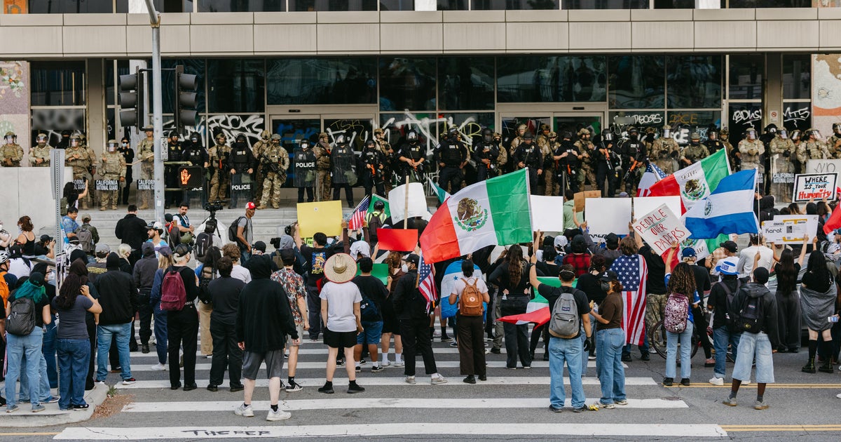 Maps and photos show how the Los Angeles ICE protests unfolded