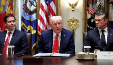 Trump to meet with Rubio, Hegseth, top aides on Venezuela, sources say