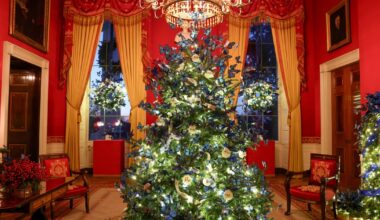Melania Trump unveils White House Christmas decorations for 2025. See the photos.