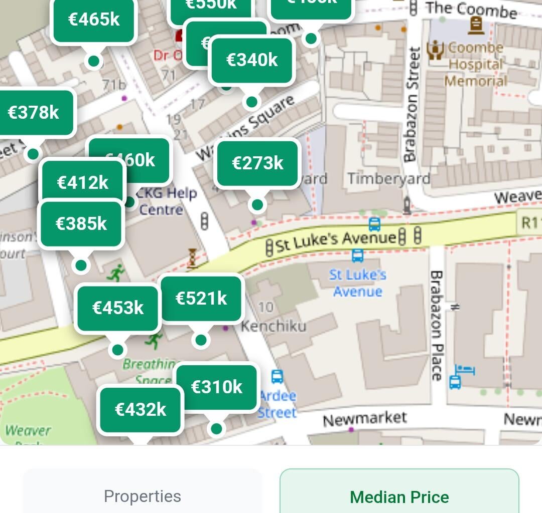 I made a free tool which plots sold house prices on a map. You can click on the pins to see details like number of bedrooms.