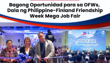 Finnish recruitment companies held a major job fair in Manila Philippines: at least a thousand jobs offered