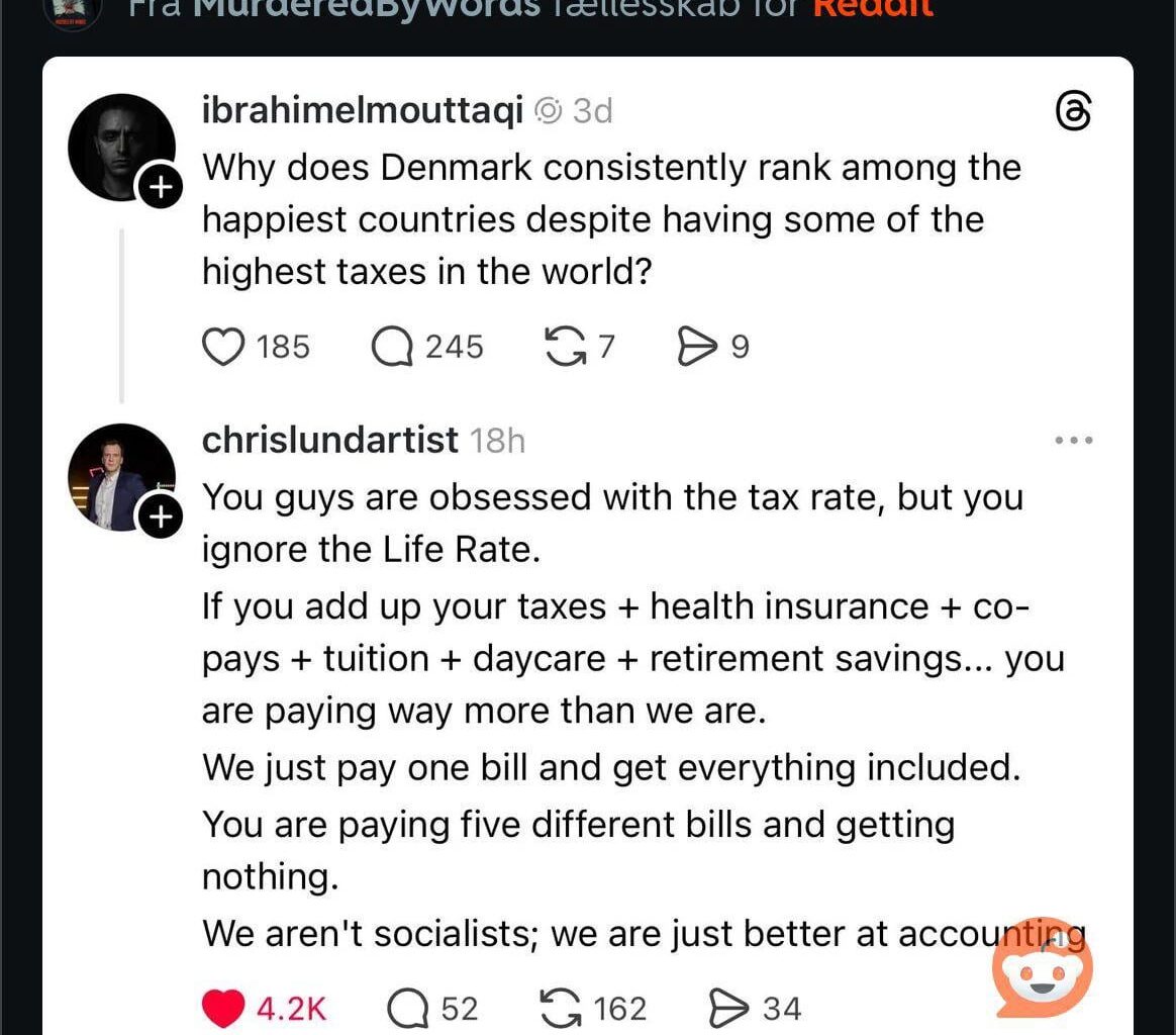 Fra en anden sub. Tanker?