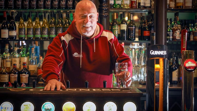 Hennessy's Irish Bar owner Reg Hennessy