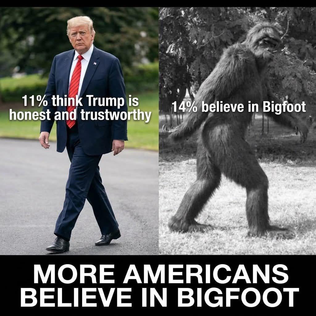 That’s because Bigfoot is real