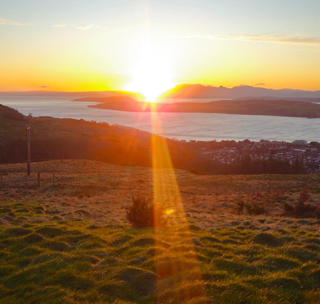 Boxing day and sunset